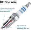 imageBOSCH 8115 OE Fine Wire Double Platinum Spark Plug  Pack of 4Double Iridium