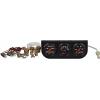 imageBosch SP0F000054 Style Line 2quot Triple Gauge Kit Black Dial Face Black Bezel
