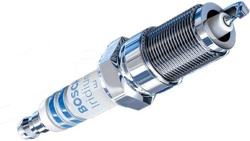 imageBOSCH 9609 OE Fine Wire Double Iridium Spark Plug  SingleSingle