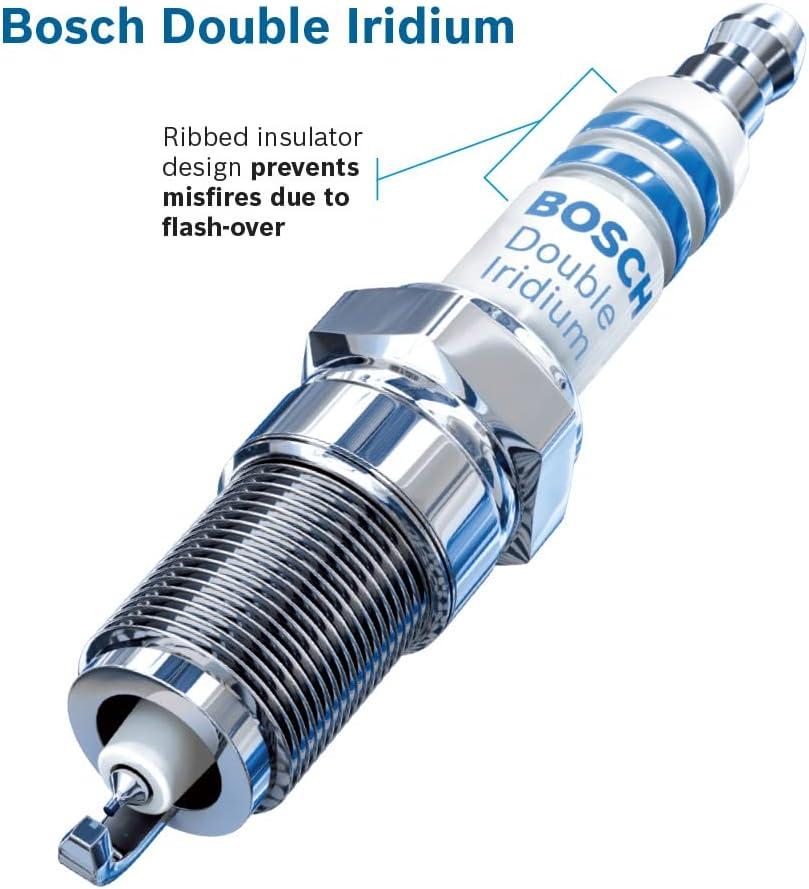 imageBOSCH 9616 OE Fine Wire Double Iridium Spark Plug  Pack of 4Double Iridium