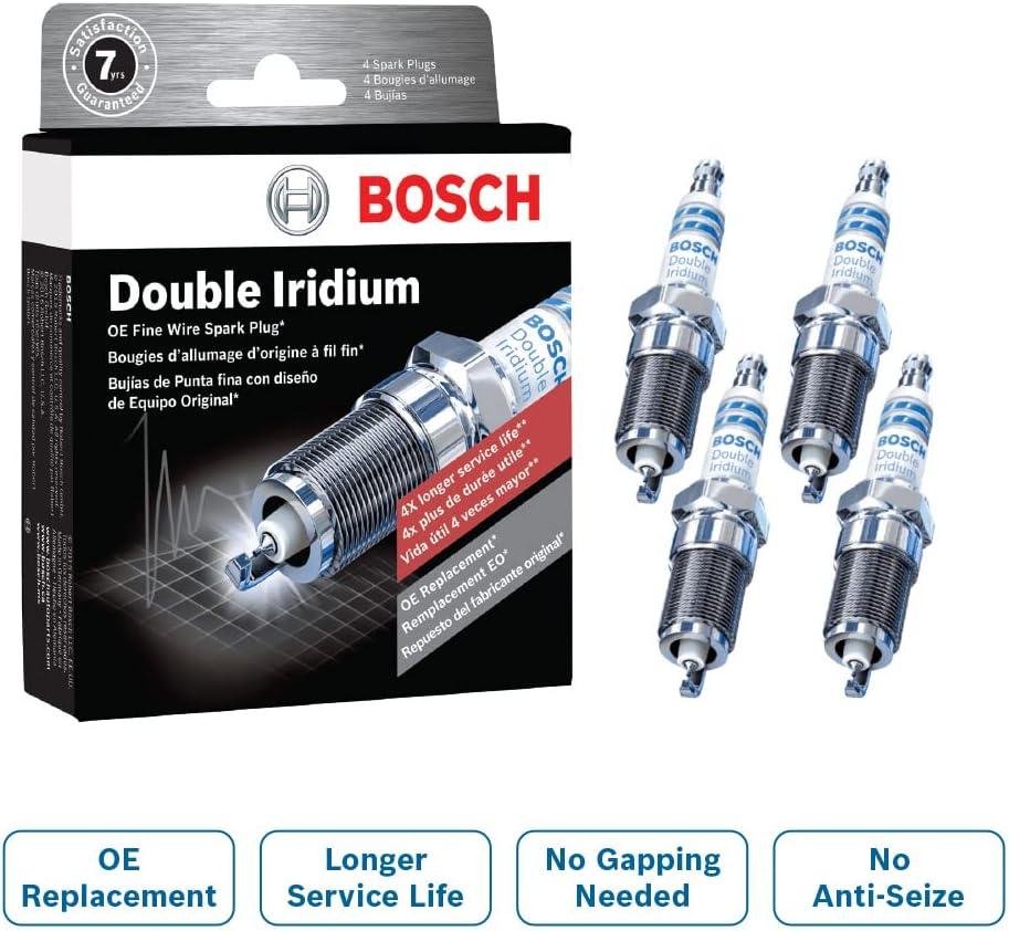 imageBOSCH 9616 OE Fine Wire Double Iridium Spark Plug  Pack of 4Double Iridium