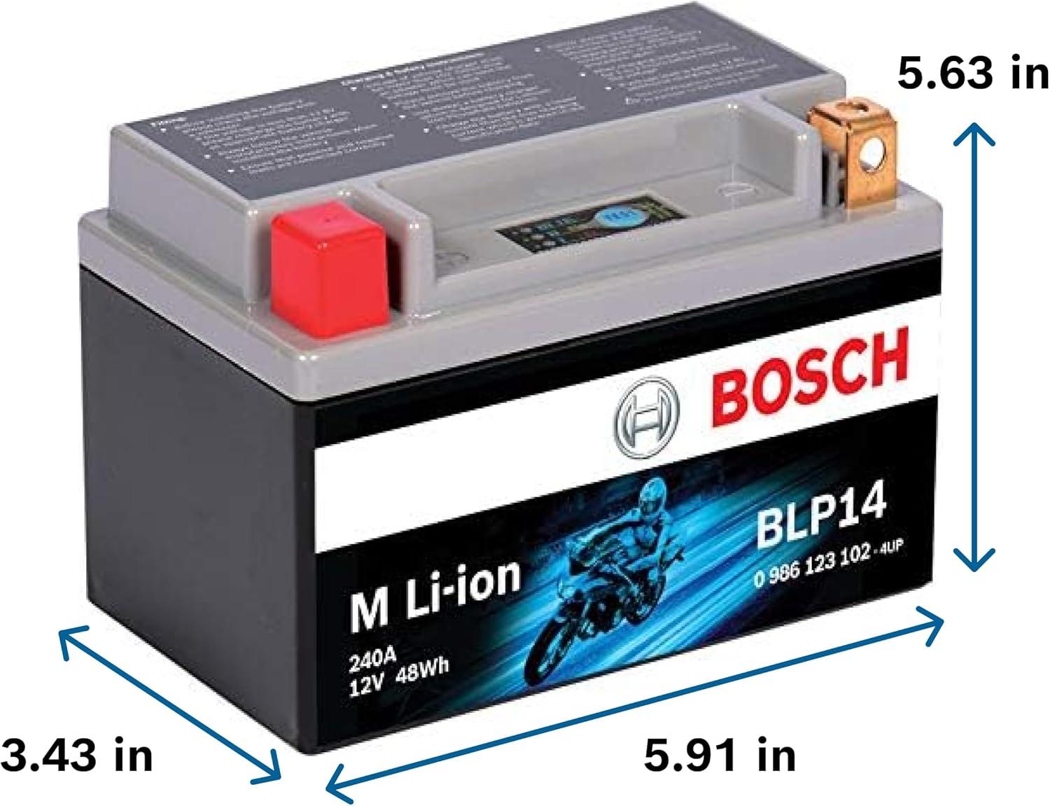 imageBosch BLP20L Group 20 Lithium Power Sport Battery 420A 12V for Motorcycle ATVUTV 4Wheeler Snowmobile Personal Watercraft Scooter and Jet SkisBLP14