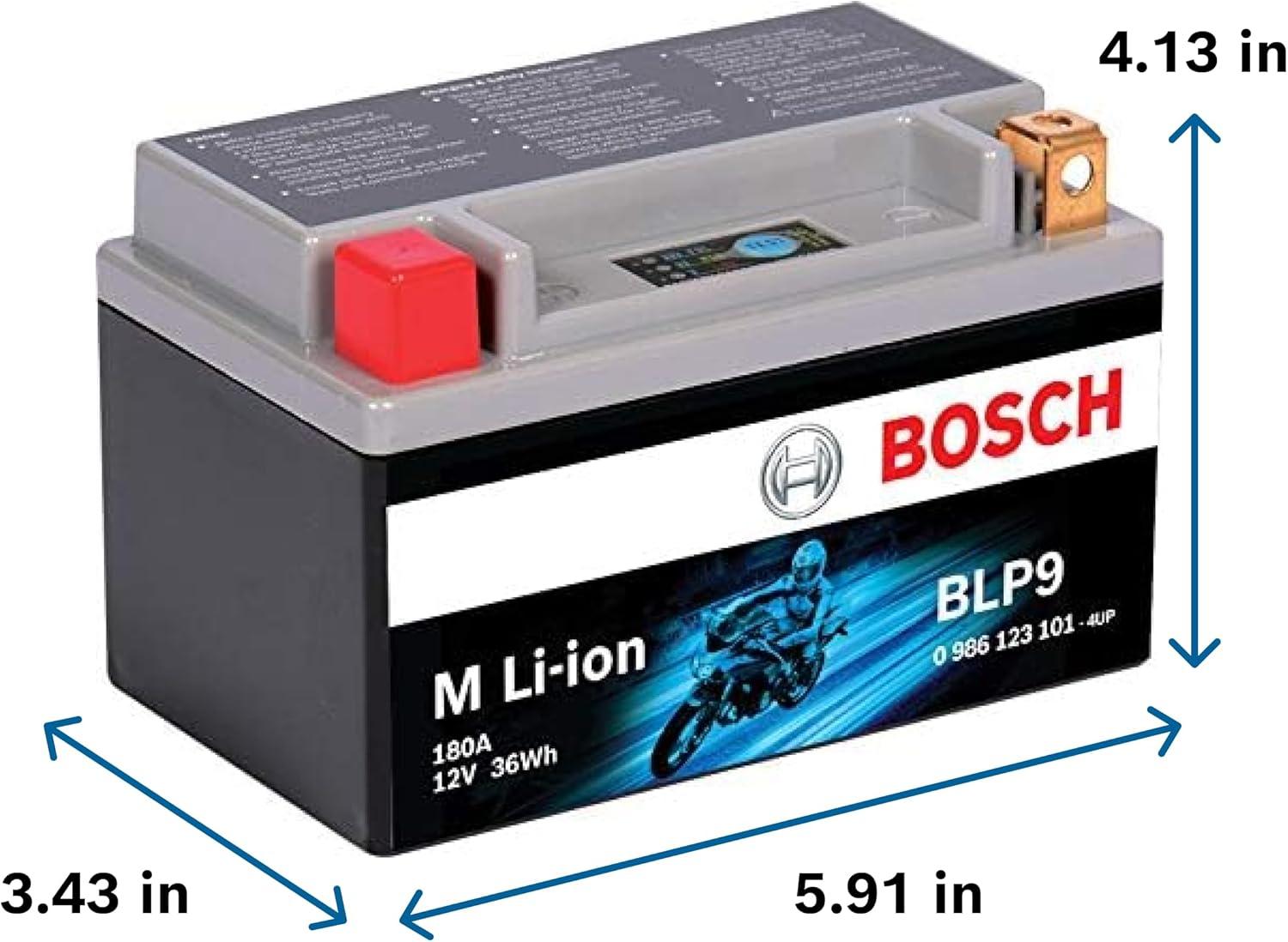 imageBosch BLP20L Group 20 Lithium Power Sport Battery 420A 12V for Motorcycle ATVUTV 4Wheeler Snowmobile Personal Watercraft Scooter and Jet SkisBLP9