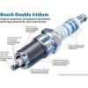 imageBOSCH 9604 OE Fine Wire Double Iridium Spark Plug  Single