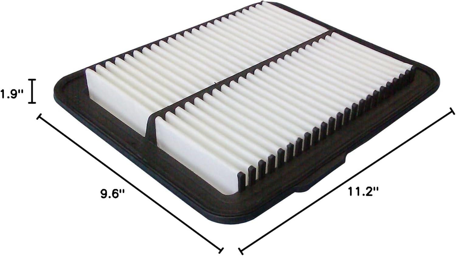 imageBOSCH 5333WS Workshop Engine Air Filter  Compatible With Select Buick Lucerne Cadillac CT6 DTS Chevrolet Equinox Malibu Pontiac G6 Torrent Saturn Aura Vue Suzuki XL7