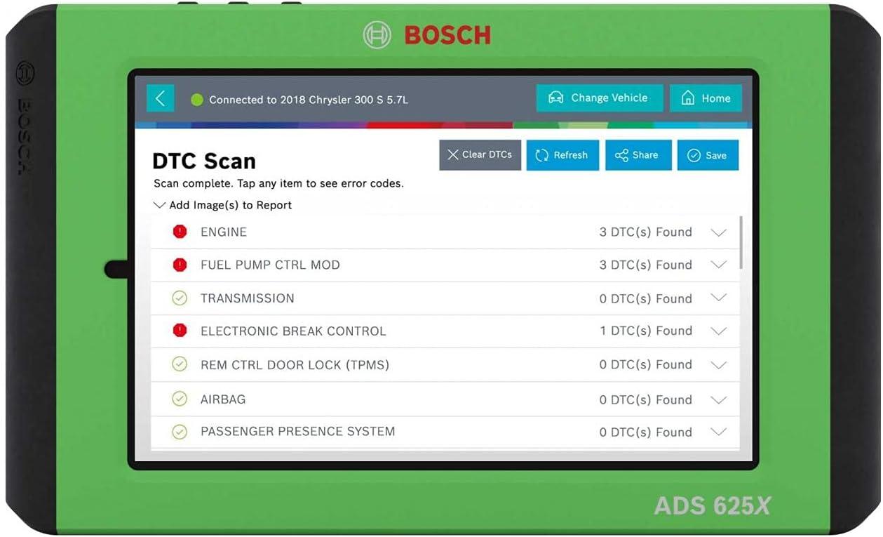 imageBosch 3945 ADS 525x Professional Diagnostic Scan Tool with Wireless VCI  Extreme Flexibility  Extreme Speed  Extreme Access  Most Advanced OE Level Vehicle Coverage Available625X