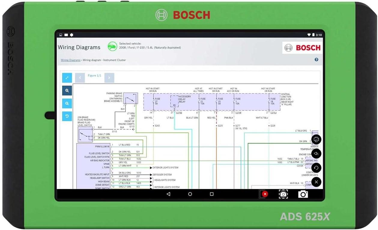 imageBosch 3945 ADS 525x Professional Diagnostic Scan Tool with Wireless VCI  Extreme Flexibility  Extreme Speed  Extreme Access  Most Advanced OE Level Vehicle Coverage Available625X