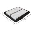 imageBOSCH 5333WS Workshop Engine Air Filter  Compatible With Select Buick Lucerne Cadillac CT6 DTS Chevrolet Equinox Malibu Pontiac G6 Torrent Saturn Aura Vue Suzuki XL7
