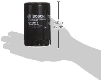imageBOSCH 72143WS Workshop Engine Oil Filter  Compatible with Select Chrysler Dodge Ford Jaguar Jeep Mazda Mercury MG Mitsubishi Lincoln