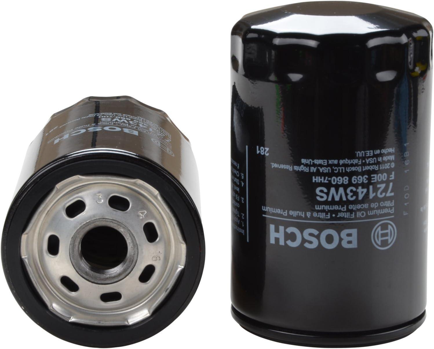 imageBOSCH 72143WS Workshop Engine Oil Filter  Compatible with Select Chrysler Dodge Ford Jaguar Jeep Mazda Mercury MG Mitsubishi Lincoln