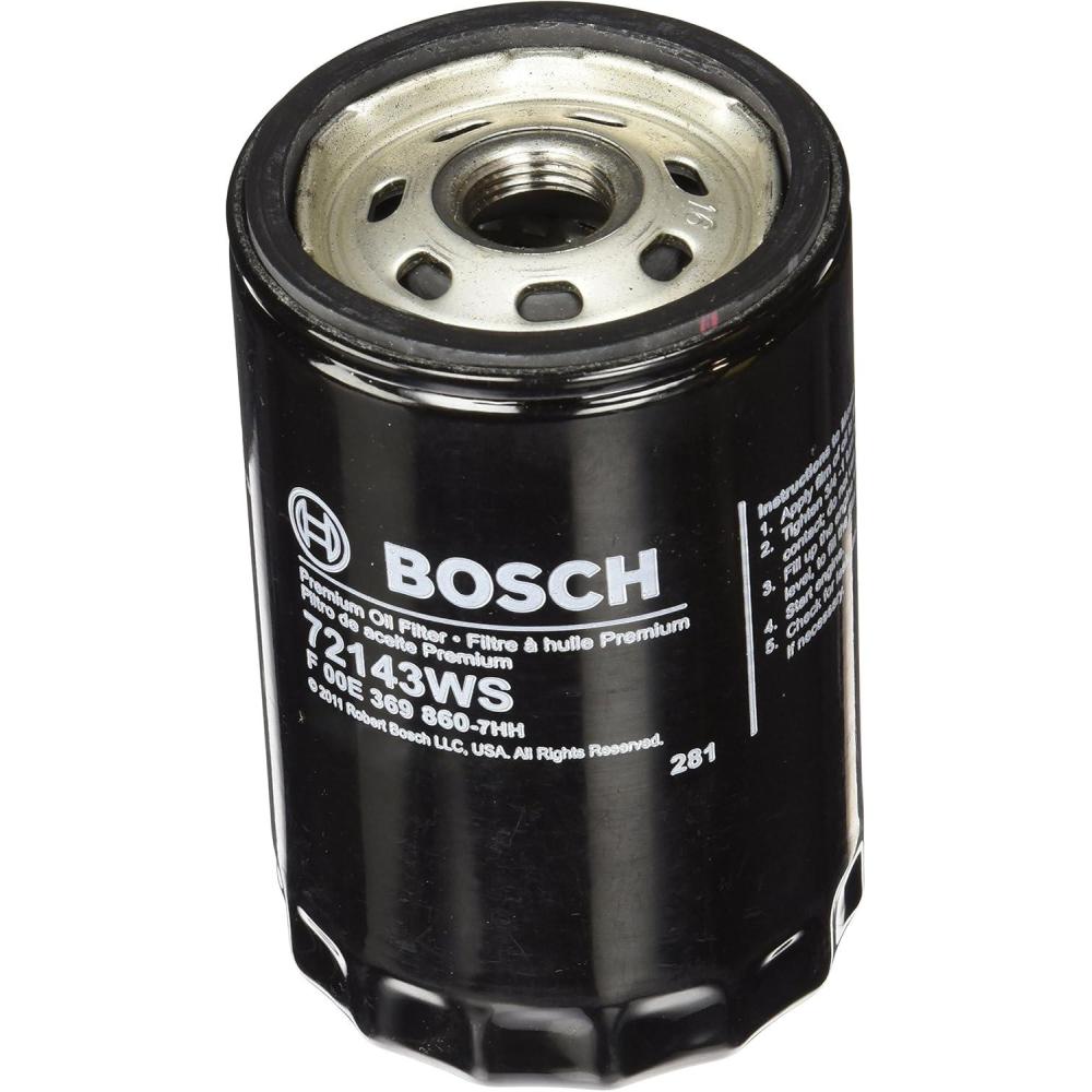 imageBOSCH 72143WS Workshop Engine Oil Filter  Compatible with Select Chrysler Dodge Ford Jaguar Jeep Mazda Mercury MG Mitsubishi Lincoln