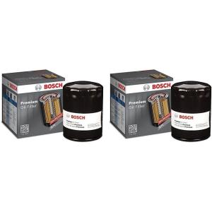 imageBOSCH 3331 Premium Oil Filter with FILTECH Filtration Technology  Compatible with Select Buick Cadillac Chevrolet GMC Isuzu Jeep Oldsmobile Pontiac Saturn Suzuki3331 Pack of 2