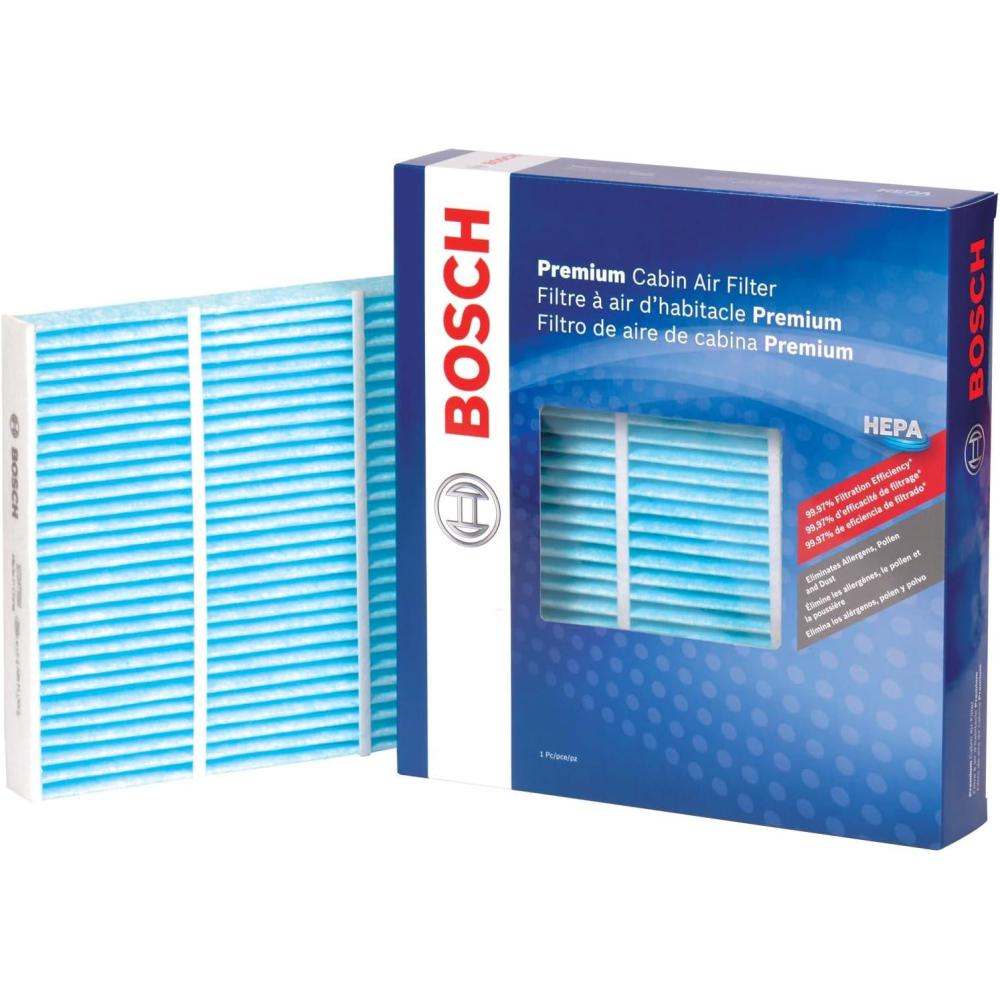 imageBOSCH 6029C HEPA Cabin Air Filter  Compatible With Select Acura CSX ILX MDX RDX RL RLX TL TLX TSX ZDX Honda Accord Civic Crosstour CRV Odyssey Passport Pilot Ridgeline