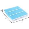 imageBOSCH 6055C HEPA Cabin Air Filter  Compatible with Select Lexus ES GS GX IS LS RX Subaru Legacy Outback Toyota 4Runner Camry Corolla Highlander Prius RAV4 Sequoia Sienna Tundra  More97 x 93 x 18 Pack of 3