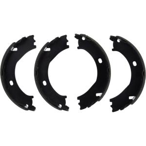 imageBOSCH BS771 Blue Parking Brake Shoe Set  Compatible With Select Chevrolet Express Suburban Avalanche Silverado Dodge Ram Ford E Series Vans F250350 GMC Savana Sierra Yukon XL
