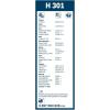 imageBOSCH H301 Rear Wiper Blade 12quot  SingleBlack