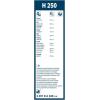 imageBOSCH H306 Rear Wiper Blade 12quot  SingleH250 10