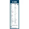 imageBOSCH H306 Rear Wiper Blade 12quot  SingleH309 12