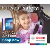 imageBOSCH 6025C HEPA Cabin Air Filter  Compatible with Select Audi A4 A4 Quattro RS4 S4