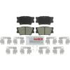 imageBOSCH BSD1212 Severe Duty Disc Brake Pad Set  Compatible With Select Lexus ES300h ES350 HS250h Pontiac Vibe Toyota Avalon Camry Matrix RAV4 REAR