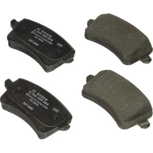 imageBOSCH 0986494254 EuroLine Disc Brake Pad Set  Compatible With Select Audi A4 A4 Quattro A5 A5 Quattro Allroad Q5 S4 S5 SQ5 REAR