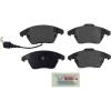 imageBOSCH BE1107 Blue SemiMetallic Disc Brake Pad Set  Compatible With Select Audi A3 A3 Quattro TT TT Quattro Volkswagen Beetle CC Eos Golf GTI Jetta Passat Passat CC Rabbit FRONT