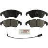 imageBOSCH BE1322 Blue SemiMetallic Disc Brake Pad Set  Compatible With Select Audi A4 A4 Quattro A5 A5 Quattro A6 A6 Quattro A7 Quattro Allroad Q5 S4 S5 MercedesBenz E300 FRONT