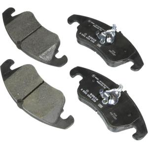 imageBOSCH 0986494259 EuroLine Disc Brake Pad Set  Compatible With Select Audi A4 A5 Quattro A6 A7 Quattro Allroad Q5 S4 S5 MERCEDESBENZ E300 FRONT