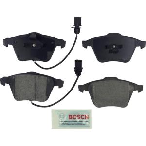 imageBOSCH BE1111 Blue SemiMetallic Disc Brake Pad Set  Compatible With Select Audi A4 A4 Quattro A6 A6 Quattro S4 TT Quattro FRONT