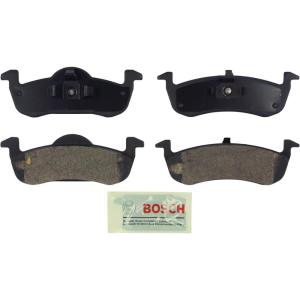 imageBOSCH BE1279 Blue SemiMetallic Disc Brake Pad Set  Compatible With Select Ford Expedition Lincoln MKT Navigator REAR