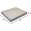 imageBOSCH P3899WS Workshop Cabin Air Filter  Compatible With Select Chrysler Sebring 200 Dodge Avenger Caliber Journey Jeep Compass Patriot Ram 1500 Pickup