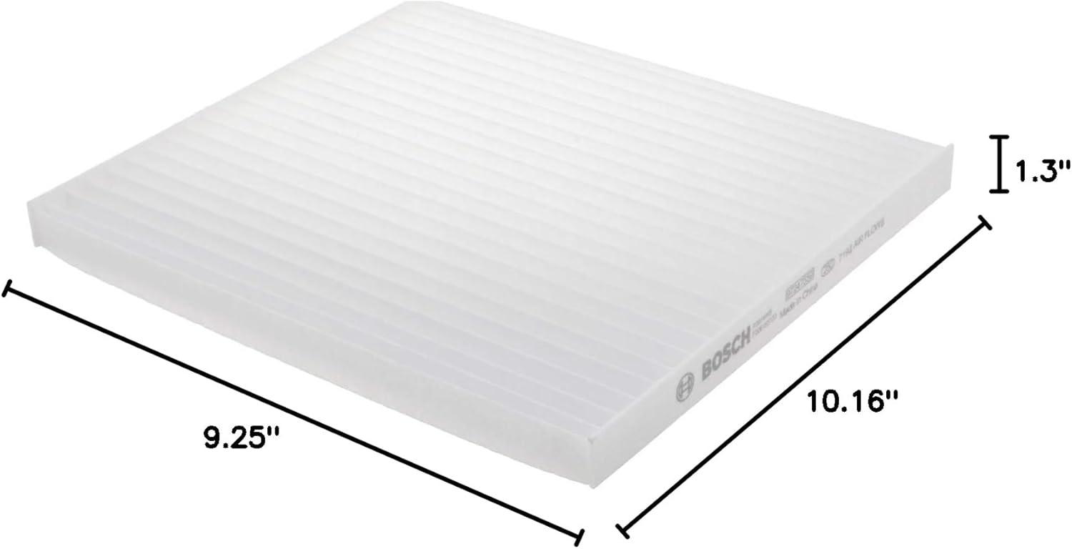 imageBOSCH P3914WS Workshop Cabin Air Filter  Compatible with Select Chevrolet Captiva Sport Equinox GMC Terrain Hyundai Azera Santa FeSportXL Sonata Kia Cadenza Optima Sedona Saturn Vue