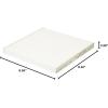 imageBOSCH P3752WS Workshop Cabin Air Filter  Compatible with Select Dodge Dart Pontiac Vibe Toyota Tacoma