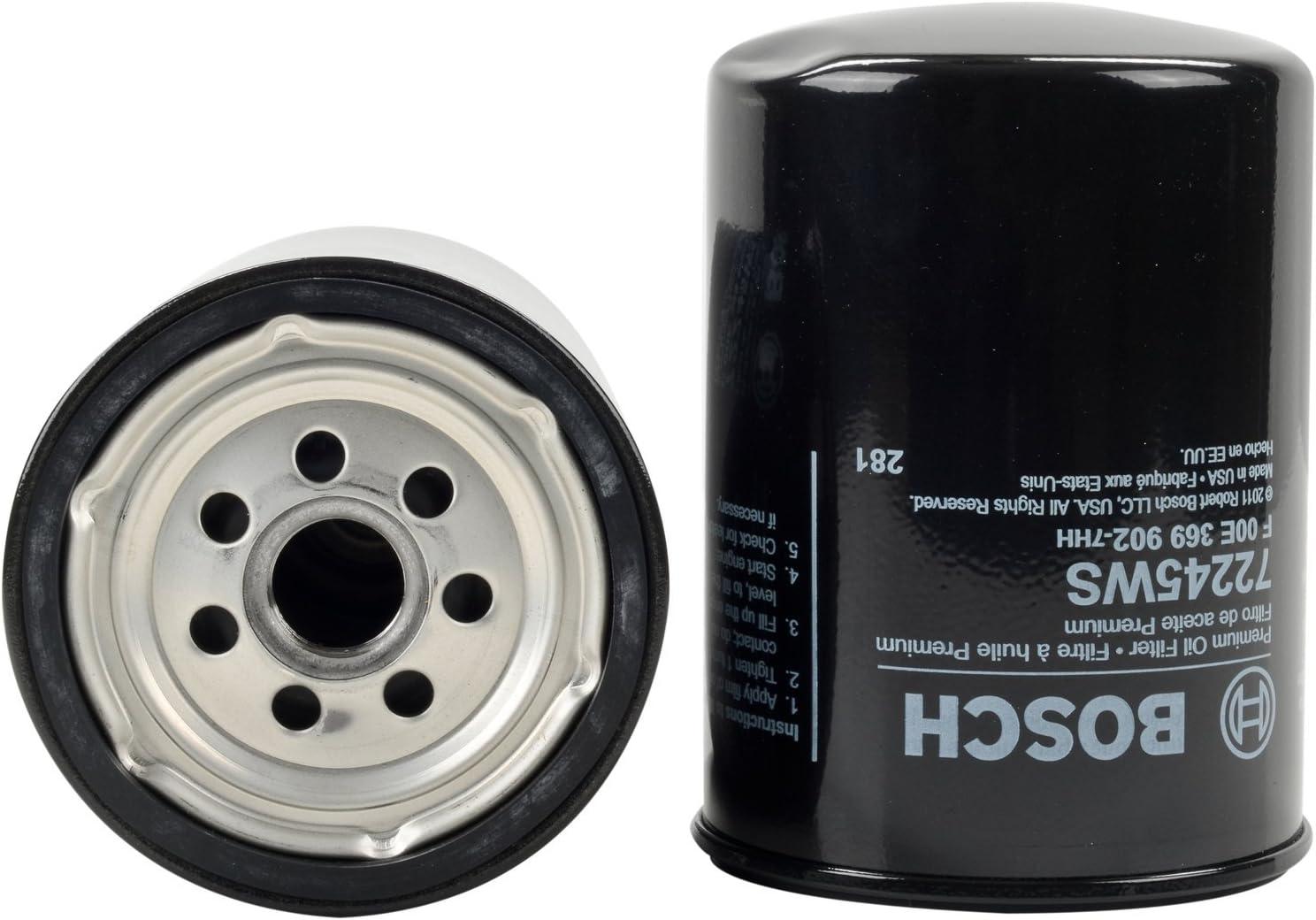 imageBOSCH 72245WS Workshop Engine Oil Filter  Compatible with Select Chevrolet Express 250035004500 Silverado 2500 HD35003500 HD GMC Savana 250035004500 Sierra 2500 HD35003500 HD  More
