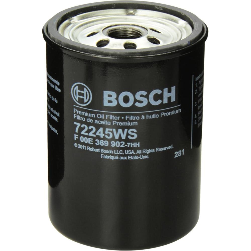 imageBOSCH 72245WS Workshop Engine Oil Filter  Compatible with Select Chevrolet Express 250035004500 Silverado 2500 HD35003500 HD GMC Savana 250035004500 Sierra 2500 HD35003500 HD  More