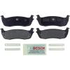 imageBOSCH BE711H Blue Ceramic Disc Brake Pad Set With Hardware  Compatible With Select Ford Expedition F150 F150 Heritage F250 F250 Super Duty Lincoln Blackwood Navigator Town Car REAR
