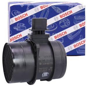 imageBOSCH 0281002735 Original Equipment Mass Air Flow MAF Sensor  Compatible With Select Audi A3 Volkswagen Golf JettaMulti