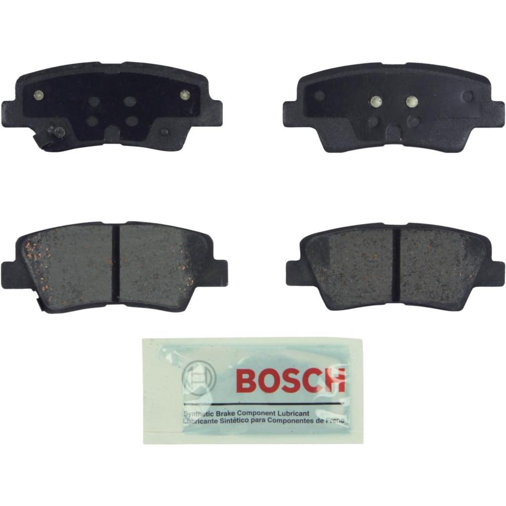 imageBOSCH BE1313 Blue Ceramic Disc Brake Pad Set  Compatible With Select Hyundai Azera Elantra Sonata Kia Amanti Optima Soul REAR