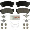 imageBOSCH BE1164H Blue Ceramic Disc Brake Pad Set With Hardware  Compatible With Select Ford Fusion Lincoln MKZ Zephyr Mazda 6 Mercury Milan FRONT