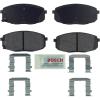 imageBOSCH BE1397H Blue Ceramic Disc Brake Pad Set With Hardware  Compatible With Select Hyundai Elantra Kia Forte Forte Koup Forte5 Soul FRONT