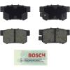 imageBOSCH BE536 Blue Ceramic Disc Brake Pad Set  Compatible With Select Acura CL EL Integra Legend RDX RL TL Honda CRV Element Odyssey Isuzu Oasis REAR