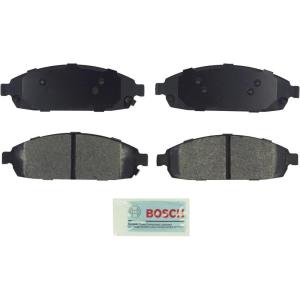 imageBOSCH BE1080 Blue SemiMetallic Disc Brake Pad Set  Compatible With Select Jeep Commander Grand Cherokee FRONT