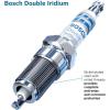 imageBOSCH 9606 OE Fine Wire Double Iridium Spark Plug  Pack of 4