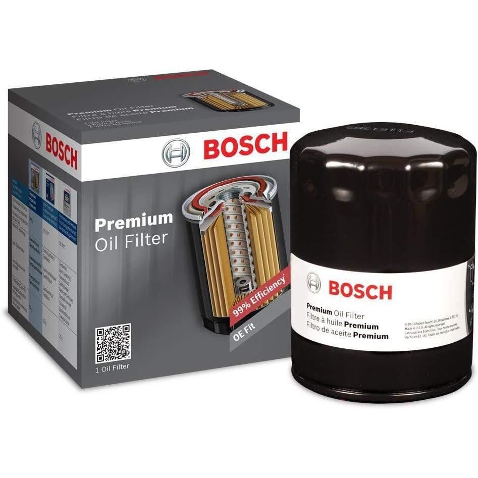 imageBOSCH 3430 Premium Oil Filter with FILTECH Filtration Technology  Compatible with Select Buick Cadillac Chevrolet GMC Oldsmobile Pontiac  More3430