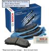 image:imageBOSCH BE815A Blue Ceramic Disc Brake Pad Set  Compatible with Select Infiniti I35 Nissan Altima Juke Maxima Sentra Versa Suzuki SX4 Crossover FRONT