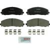 image:imageBOSCH BC1589 QuietCast Premium Ceramic Disc Brake Pad Set  Compatible with Select Chrysler Pacifica Town amp Country Voyager Dodge Grand Caravan Journey Jeep Gladiator Ram CV  More FRONT