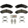 image:imageBOSCH BE834H Blue Ceramic Disc Brake Pad Set With Hardware  Compatible With Select Cadillac Escalade Chevrolet Avalanche Silverado Suburban Tahoe GMC Sierra Yukon Yukon XL  More REAR
